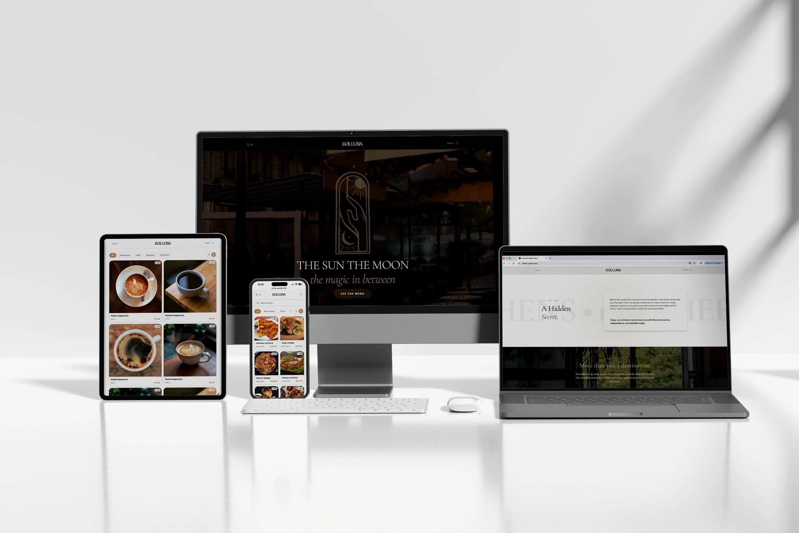 SolLuna — Digital Menu Experience preview